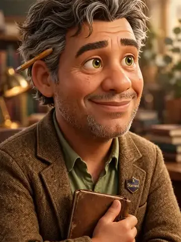 Finn, the Starvard professor